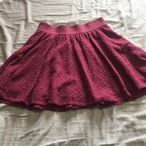 Maroon Skirt